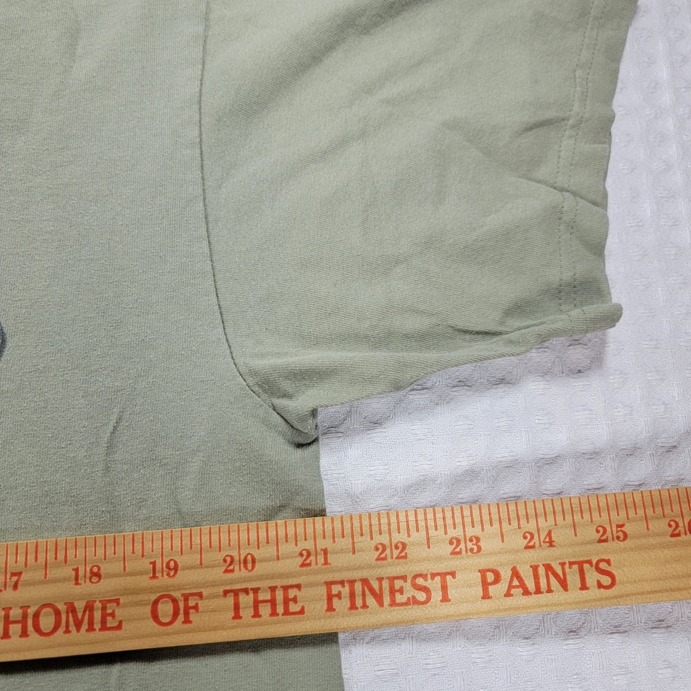 Coastal Classics Sunset Surf Shack Ditch Plains Montauk NY T-Shirt Mens L Green - Picture 7 of 7